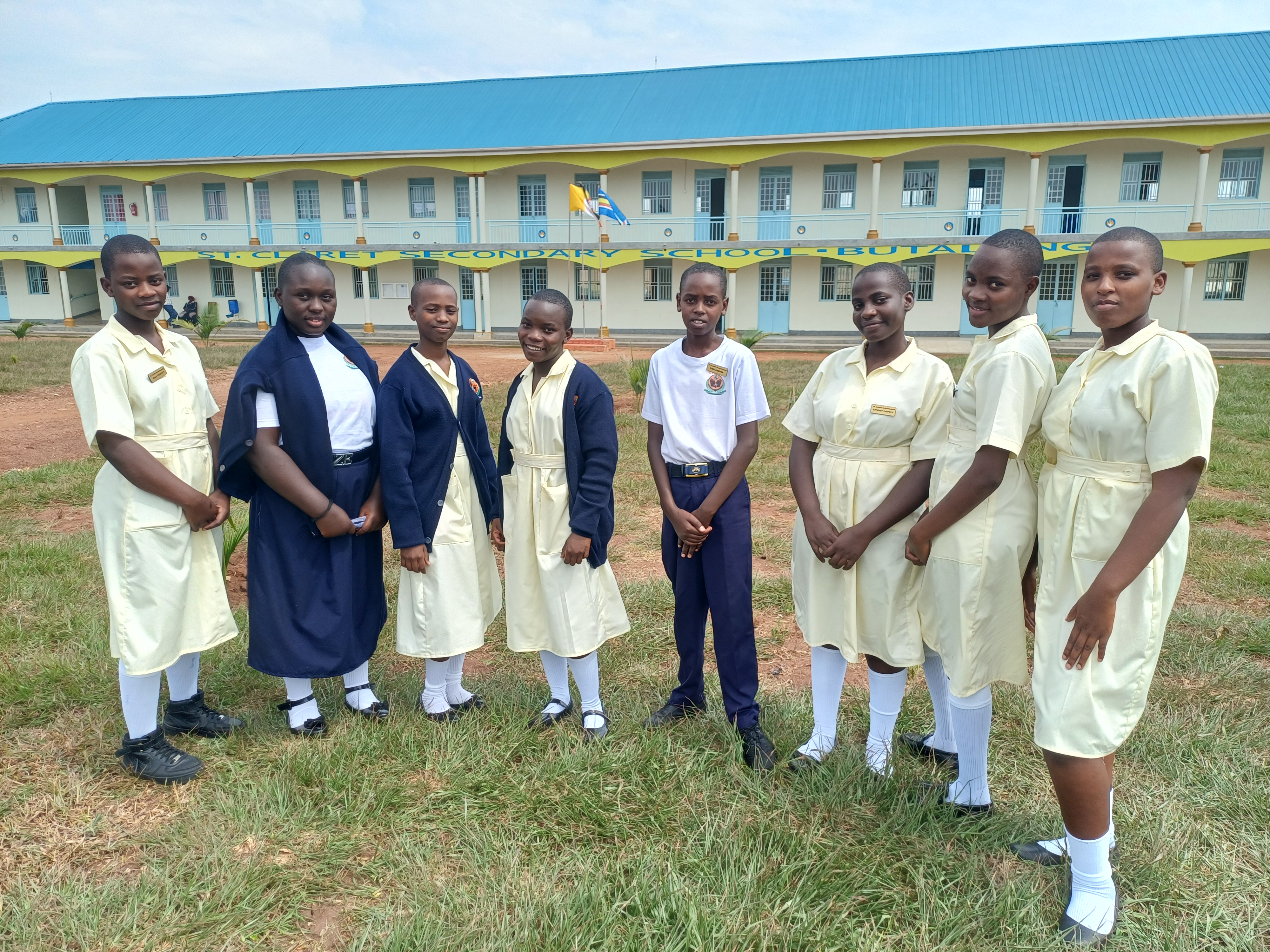 School prefects of St. Claret Secondary School